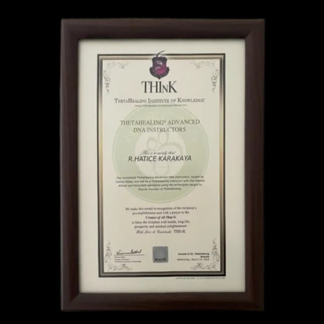 ThetaHealing Advanced DNA Instructors Certificate