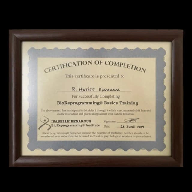 BioReprogramming Basics Training Certificate